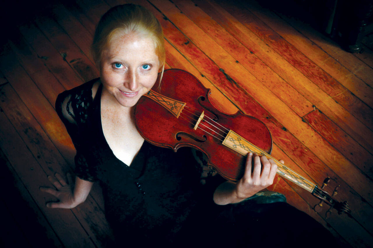 Violinist Carrie Krause will perform as a soloist at the Salish Sea Early Music Festival on Sunday.
Violinist Carrie Krause will perform as a soloist at the Salish Sea Early Music Festival on Sunday.