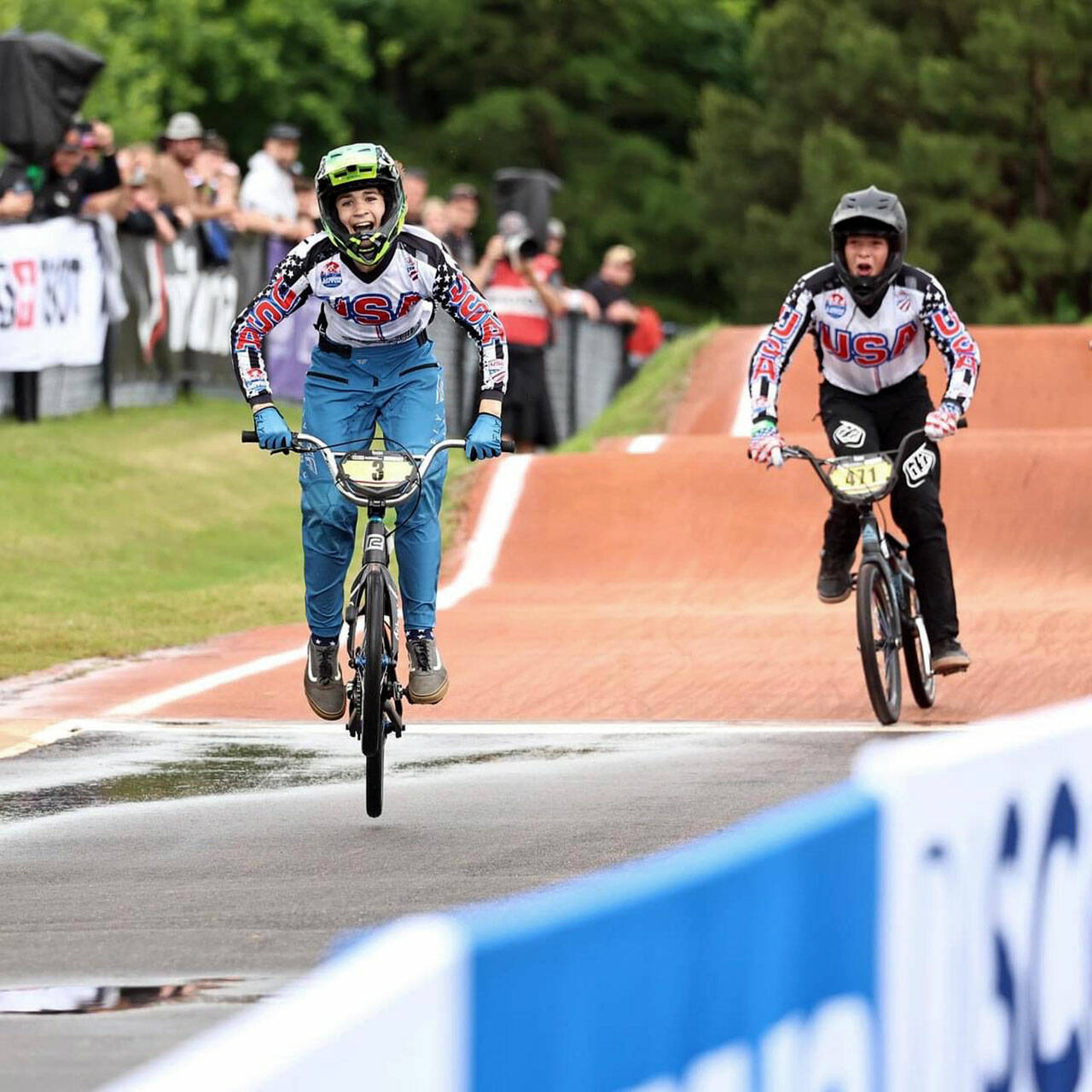 USABMX Lincoln Park BMX racer Wyatt Christensen of Kingston won a world championship at the UCI BMX Racing World Championships held earlier this week in Rock Hill, S.C.