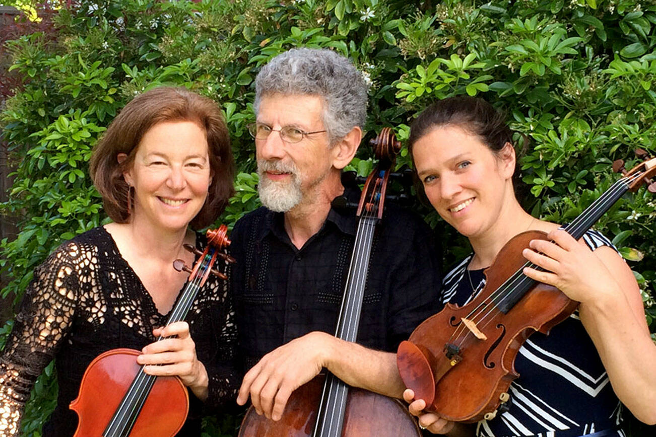 The Fulton Street Chamber Players including, from left, Rachel Swerdlow, Walter Gray and Cordula Merks, will be joined by Stephen Balderston and John Weller, not pictured, at Concerts in the Barn this weekend.
