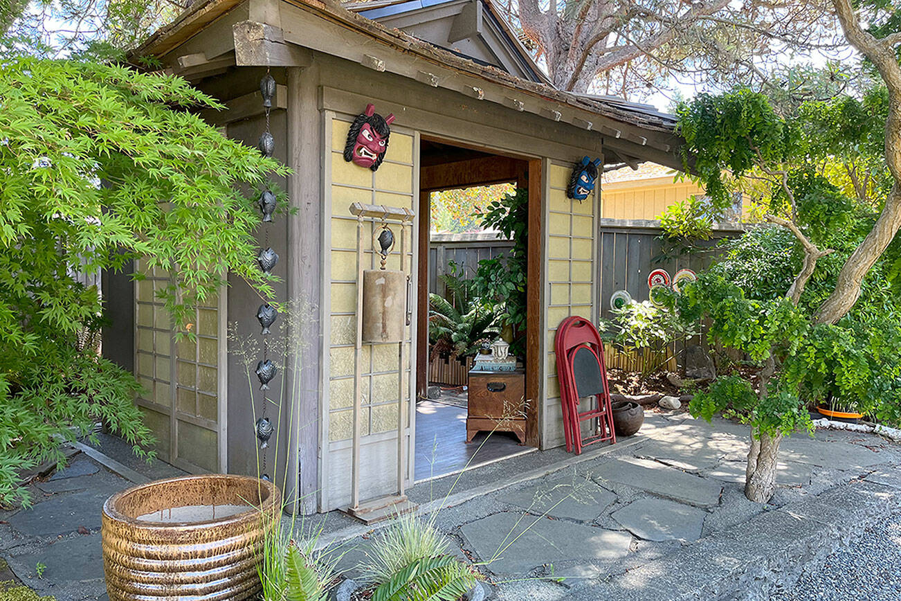 The Teahouse at Mikayo’s Garden will be part of the 2024 Petals and Pathways Garden Tour. (Cathy Wagner)