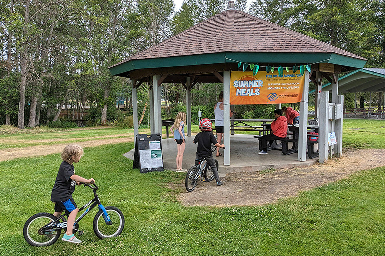 Children can receive free lunches on weekdays throughout the summer at multiple locations across Sequim and Port Angeles. Carrie Blake Community Park in Sequim is one of 14 locations between the two cities offering meals through late August. (Boys & Girls Clubs of the Olympic Peninsula)