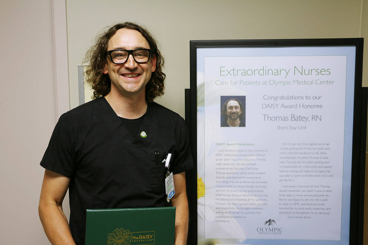 The DAISY Foundation has recognized Thomas Batey with its DAISY award.