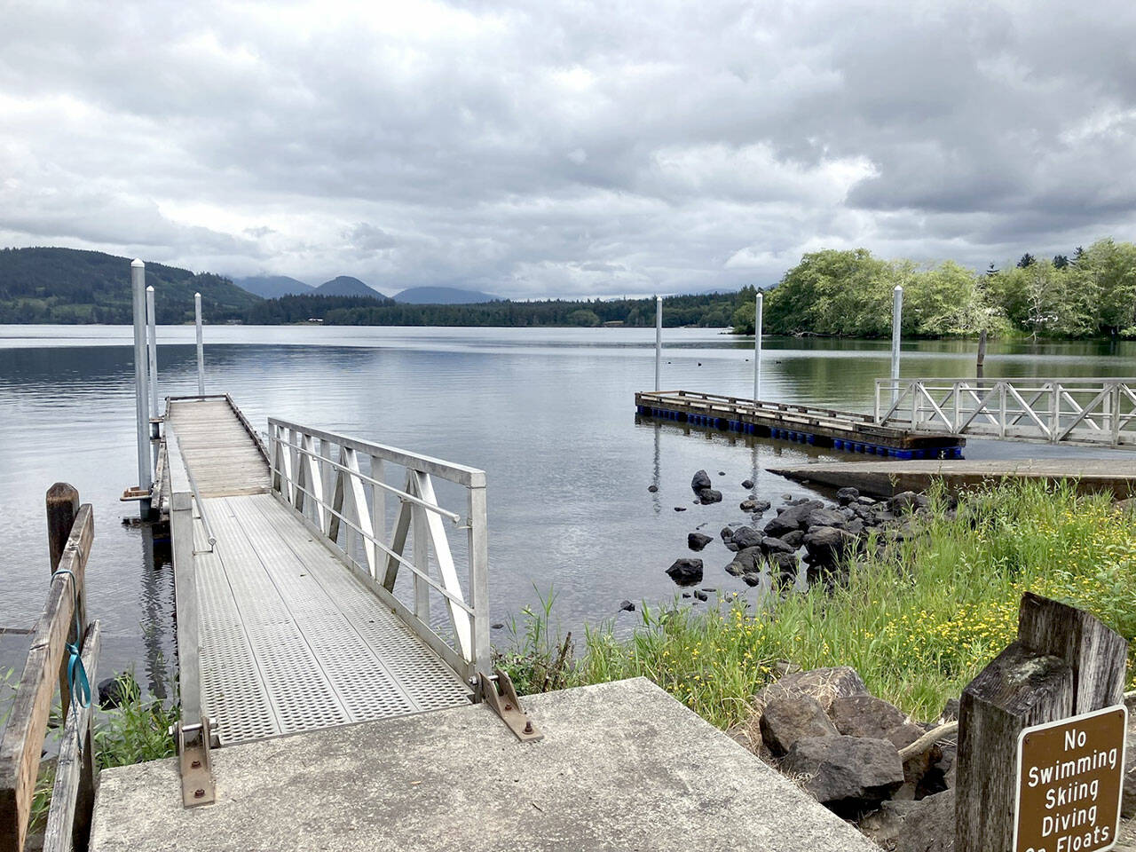 Lake Pleasant Community Beach County Park reopened four days ahead of schedule after repairs to the dock were completed.