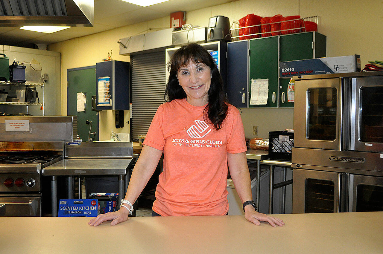 Mary Budke, CEO of the Boys & Girls Clubs of the Olympic Peninsula, started in the Sequim club working in the kitchen in June 2004 to help pay her cell phone bill while she worked on her master’s degree. She’s worked her way up in the organization and has helped raise funds for operations and to build a new Port Angeles club. (Matthew Nash/Olympic Peninsula News Group)