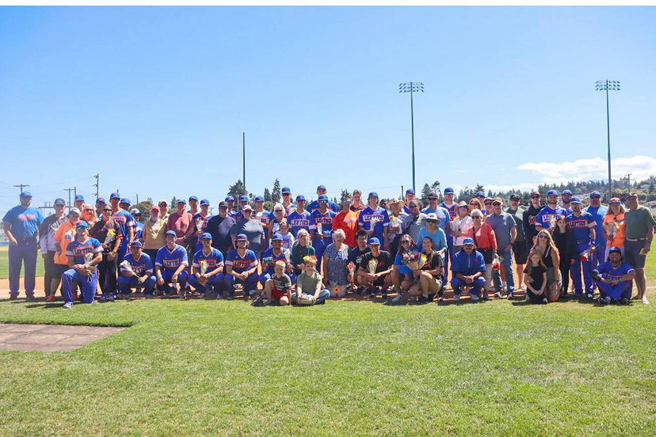 The Port Angeles Lefties recognized their summer 2024 host families prior to a recent contest at Civic Field.