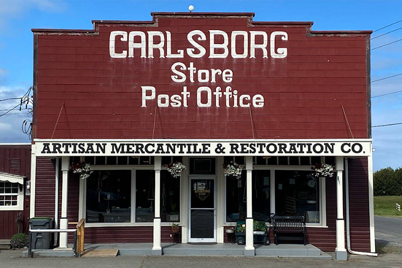 The Carlsborg Store has slowly reopened to the public as an artisan mercantile and restoration business by owners Justin Pollak and Jonel Lyons. The business first opened in 1915 to accommodate the Carlsborg Mill. (Carlsborg Store)