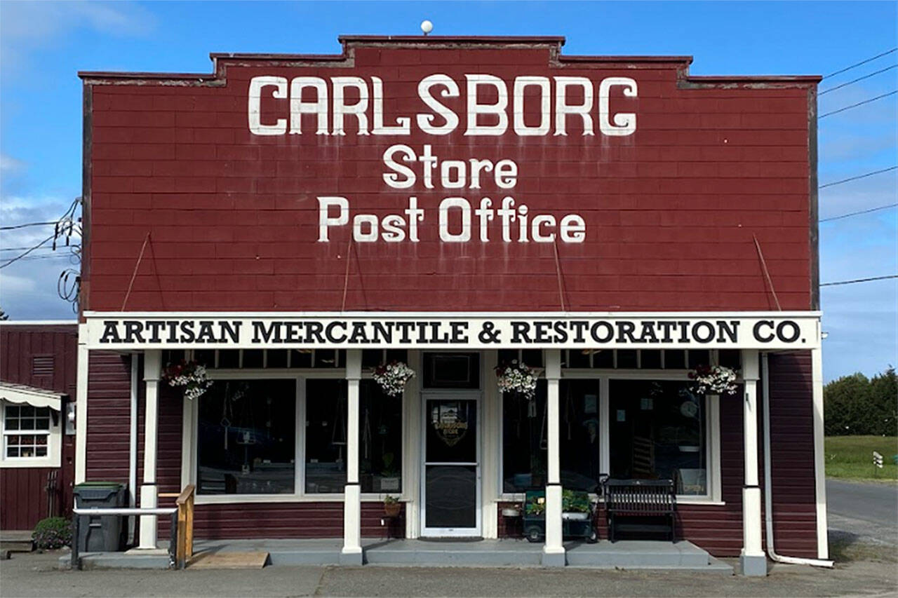 The Carlsborg Store has slowly reopened to the public as an artisan mercantile and restoration business by owners Justin Pollak and Jonel Lyons. The business first opened in 1915 to accommodate the Carlsborg Mill. (Carlsborg Store)