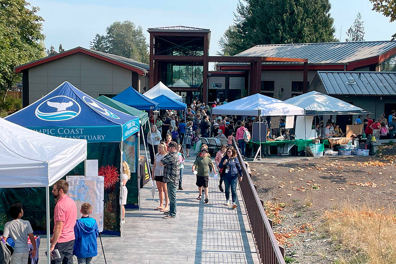 Nineteen agencies are anticipated to have interactive booths for visitors at the Dungeness River Festival set for Friday at Railroad Bridge Park. (Matthew Nash/Olympic Peninsula News Group)