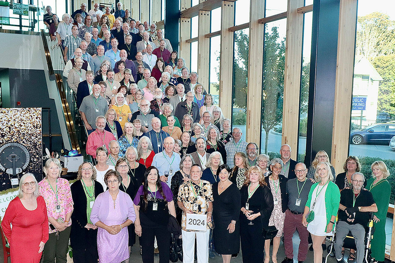 The Port Angeles High School Class of 1974 recently held their 50th class reunion. The 102 classmates in attendance and spouses met at the Field Hall and Event Center for their reunion. The class had 360 who graduated back in 1974. ASB President then was Greg Dooley and the class president was Jim Jacobson. Larry Bennett, Kim Chapman and Kristine Konapaski were the leads of the reunion committee. It was reported that the furthest a class member came was one from Portugal and another one from Sweden. DLOGAN