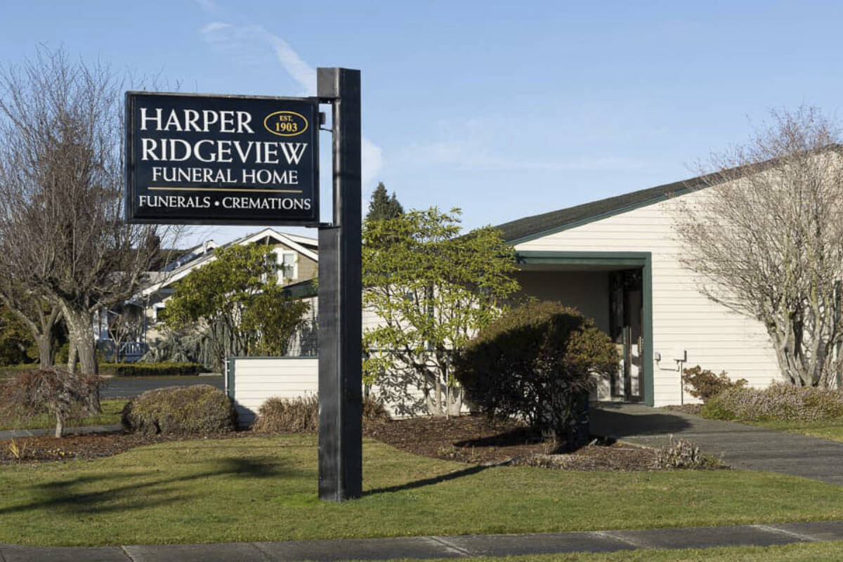 Harper-Ridgeview Funeral Home extends its care to families beyond funeral services by offering a variety of grief support resources. Each family is provided with a detailed packet of local grief services, including information about the Volunteer Hospice of Clallam County.