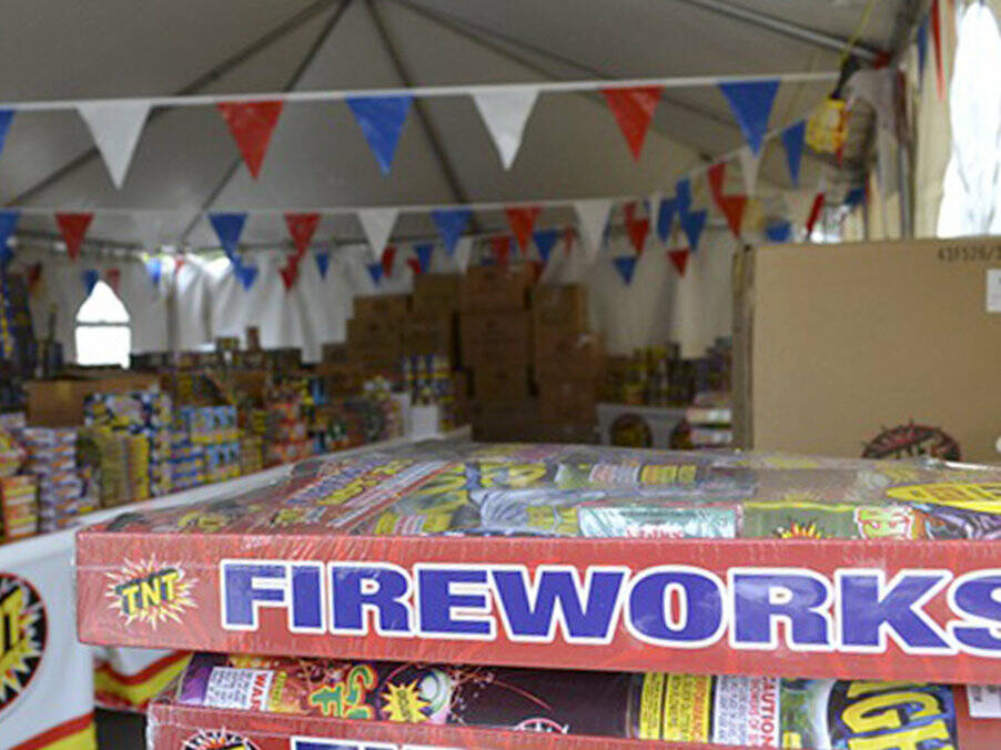 Sales of fireworks will be prohibited in Sequim city limits effective late October 2025 after Sequim city council members voted to restrict the sale. The decision comes seven years after former city council members voted to ban the discharge of fireworks in city limits. (Matthew Nash/Olympic Peninsula News Group file)