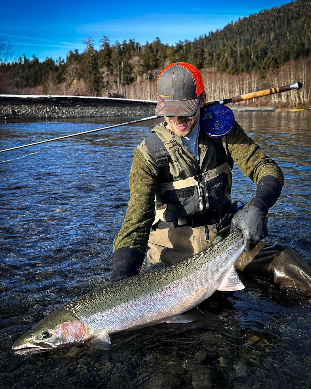 Rivers Journey Guide Service
Forks guide Caylen Phegley caught and released this steelhead buck to start the 2023-24 winter steelhead season.