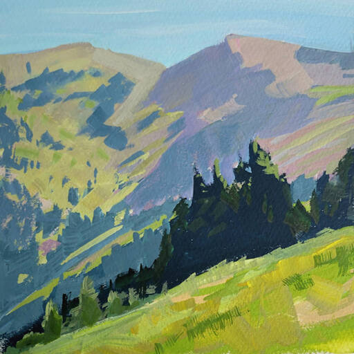 “Obstruction Point” by Anne Pfeiffer of Port Angeles is part of “Small Expressions,” the wide-ranging show which will open Friday at Northwind Art’s Jeanette Best Gallery in Port Townsend.