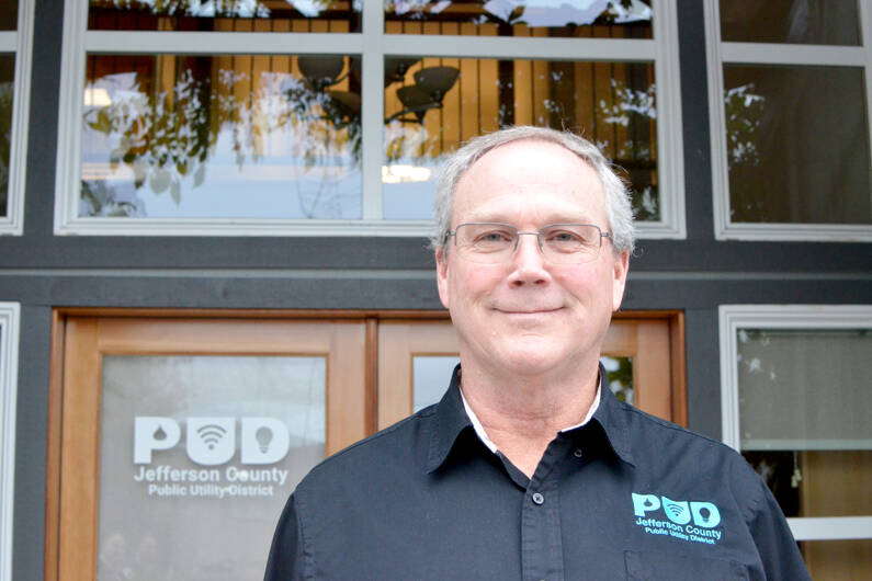 Jefferson County PUD General Manager Kevin Streett plans to retire next summer. (Elijah Sussman/Peninsula Daily News)