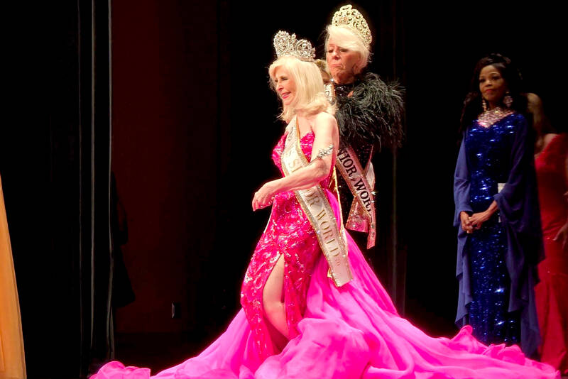 Cherie Kidd of Port Angeles was crowned the champion of the 70s age category during the Ms Senior World Pageant on Nov. 23 in Biloxi, Miss. (Holli Hobbs Photography)