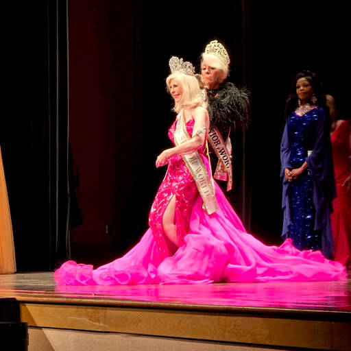 Cherie Kidd of Port Angeles was crowned the champion of the 70s age category during the Ms Senior World Pageant on Nov. 23 in Biloxi, Miss. (Holli Hobbs Photography)