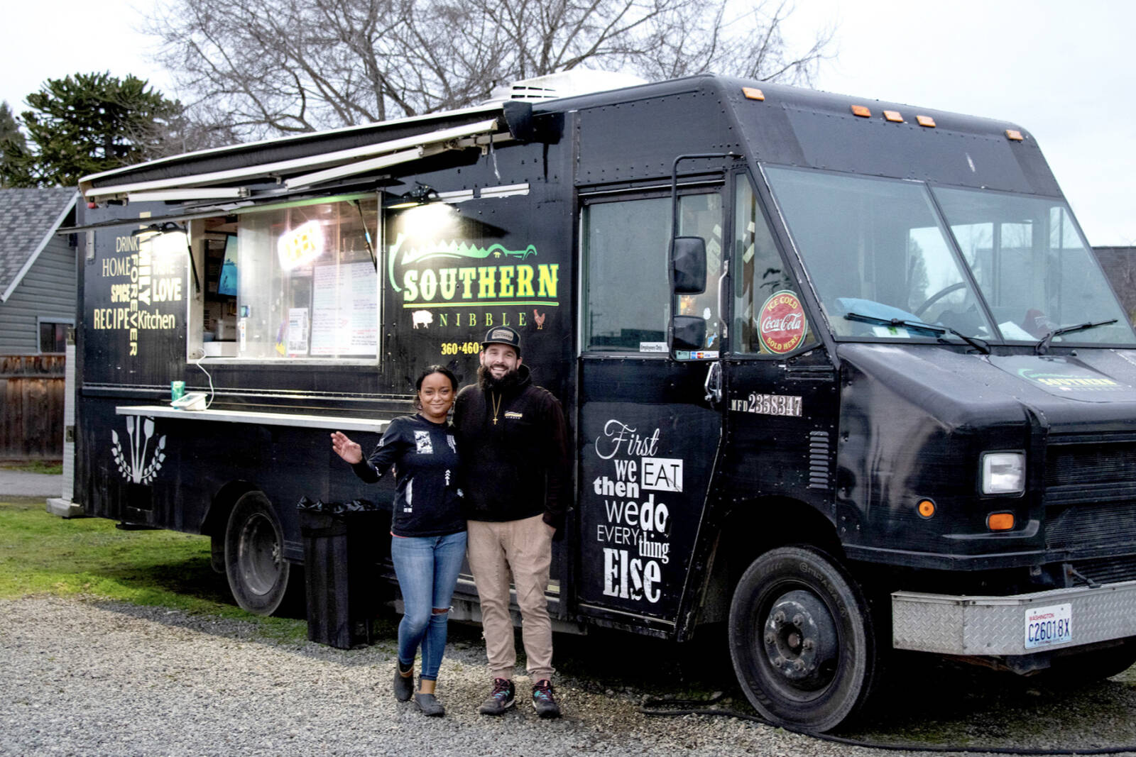 Charmaine and Caleb Messinger, owners of Southern Nibble in Sequim, WA.