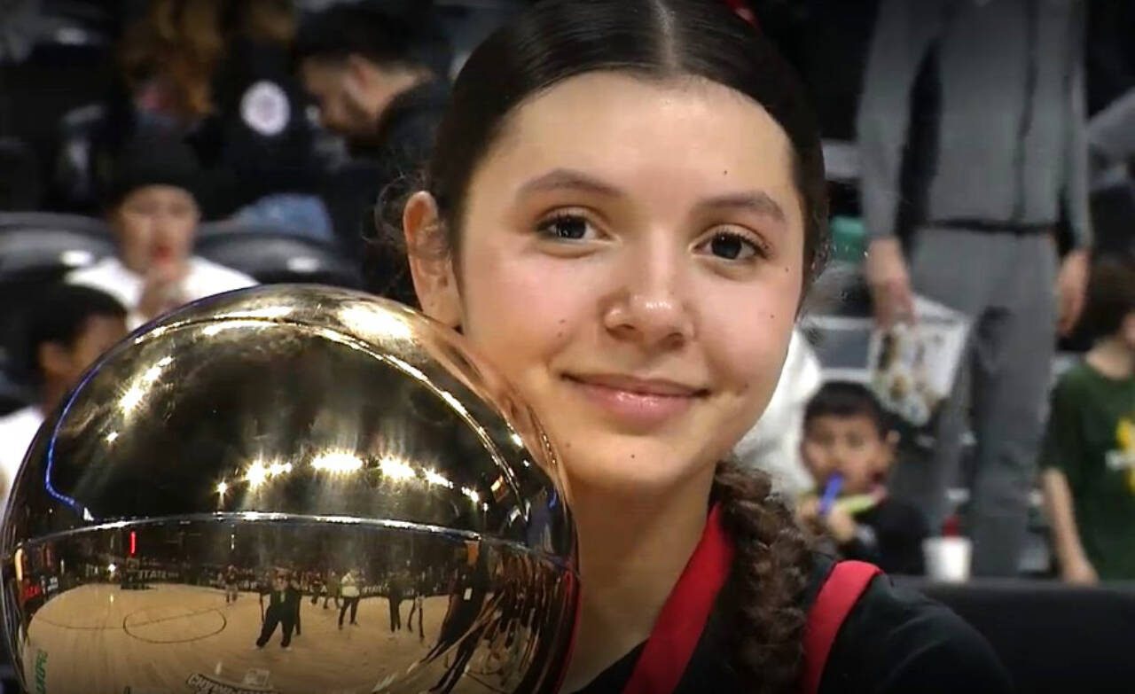 Neah Bay's Qwaapeys Greene was named the girls' MVP of the North Olympic League. (NFHS Network)